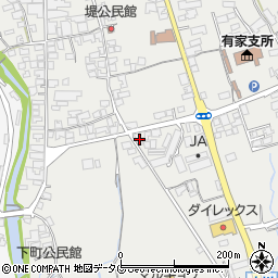 長崎県南島原市有家町中須川245周辺の地図