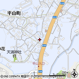 長崎県長崎市平山町728周辺の地図