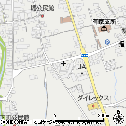 長崎県南島原市有家町中須川172周辺の地図