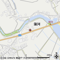 長崎県南島原市有家町蒲河346周辺の地図