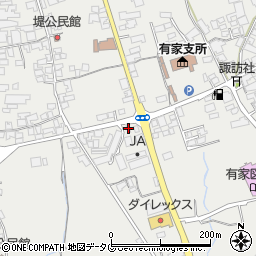 長崎県南島原市有家町中須川180周辺の地図