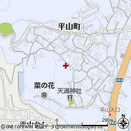 長崎県長崎市平山町427-1周辺の地図