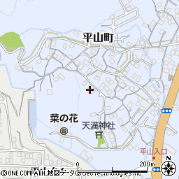 長崎県長崎市平山町427-6周辺の地図