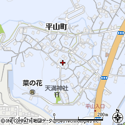 長崎県長崎市平山町618周辺の地図