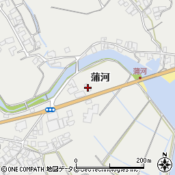 長崎県南島原市有家町蒲河340周辺の地図