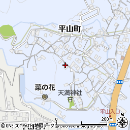 長崎県長崎市平山町427-7周辺の地図