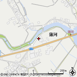 長崎県南島原市有家町蒲河348周辺の地図