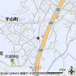 長崎県長崎市平山町726周辺の地図