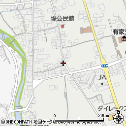 長崎県南島原市有家町中須川123周辺の地図