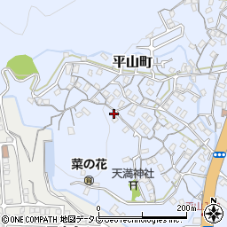 長崎県長崎市平山町417-5周辺の地図