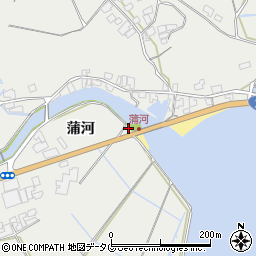 長崎県南島原市有家町蒲河320周辺の地図
