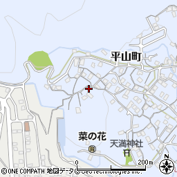 長崎県長崎市平山町400周辺の地図