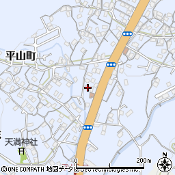 長崎県長崎市平山町819周辺の地図
