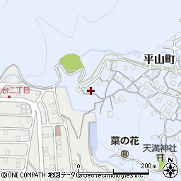 長崎県長崎市平山町370周辺の地図