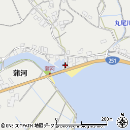 長崎県南島原市有家町蒲河574周辺の地図