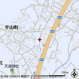 長崎県長崎市平山町697-2周辺の地図