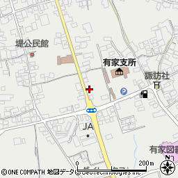長崎県南島原市有家町中須川156周辺の地図