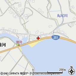 長崎県南島原市有家町蒲河578周辺の地図