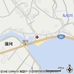 長崎県南島原市有家町蒲河575周辺の地図