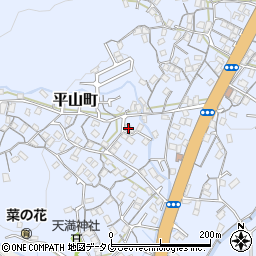 長崎県長崎市平山町681-3周辺の地図