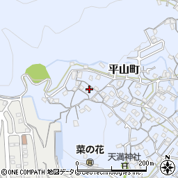 長崎県長崎市平山町391周辺の地図