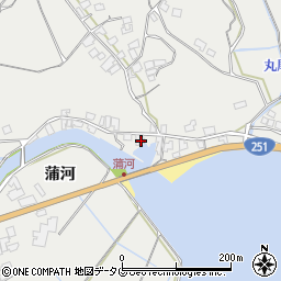 長崎県南島原市有家町蒲河520周辺の地図