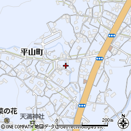 長崎県長崎市平山町681-5周辺の地図