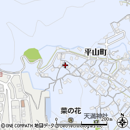 長崎県長崎市平山町390周辺の地図
