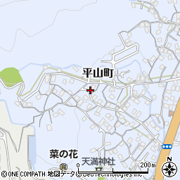 長崎県長崎市平山町654周辺の地図