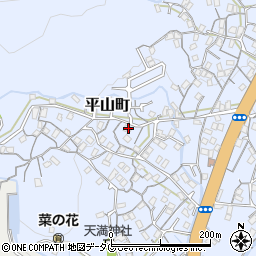 長崎県長崎市平山町670周辺の地図