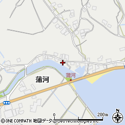 長崎県南島原市有家町蒲河512周辺の地図