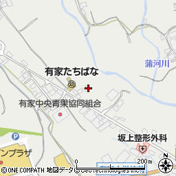 長崎県南島原市有家町山川407-2周辺の地図