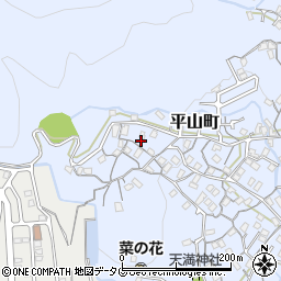 長崎県長崎市平山町348-2周辺の地図