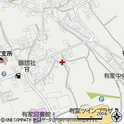 長崎県南島原市有家町山川208-2周辺の地図