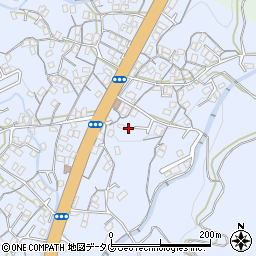 長崎県長崎市平山町1155-7周辺の地図