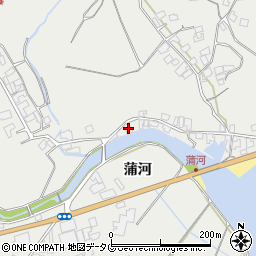 長崎県南島原市有家町蒲河495周辺の地図