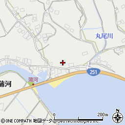 長崎県南島原市有家町蒲河579周辺の地図