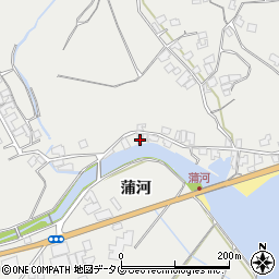 長崎県南島原市有家町蒲河507周辺の地図