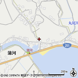 長崎県南島原市有家町蒲河573周辺の地図