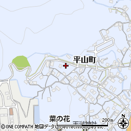 長崎県長崎市平山町347-1周辺の地図