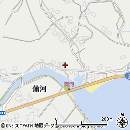 長崎県南島原市有家町蒲河524周辺の地図