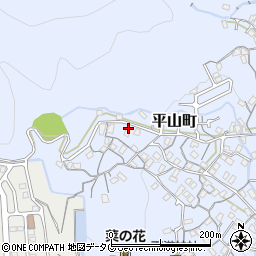 長崎県長崎市平山町348-3周辺の地図