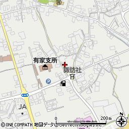 長崎県南島原市有家町山川56周辺の地図