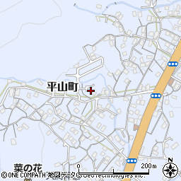 長崎県長崎市平山町677周辺の地図