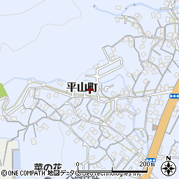 長崎県長崎市平山町674周辺の地図