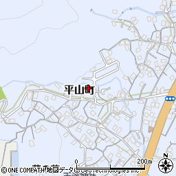 長崎県長崎市平山町674-6周辺の地図