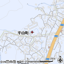 長崎県長崎市平山町677-11周辺の地図