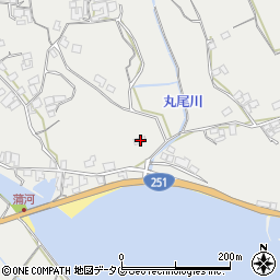 長崎県南島原市有家町蒲河587周辺の地図