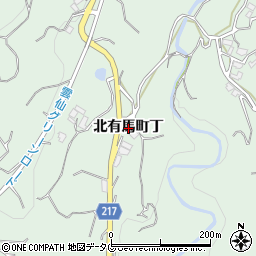 長崎県南島原市北有馬町（丁）周辺の地図
