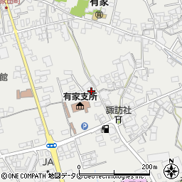 長崎県南島原市有家町山川20-2周辺の地図